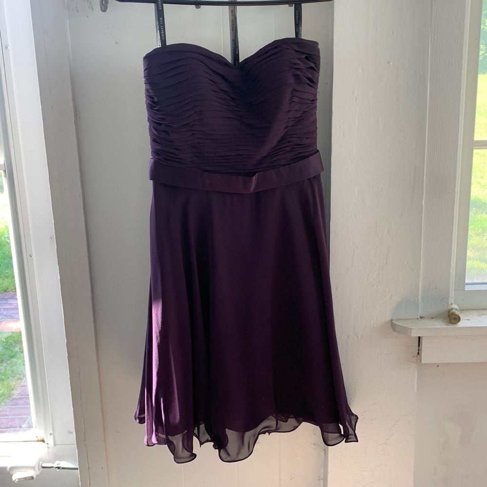 Bridesmaid dress strapless